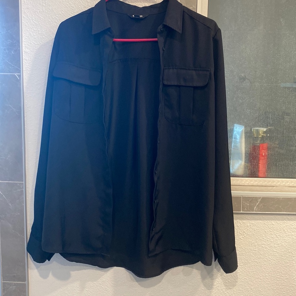 Button up black shirt